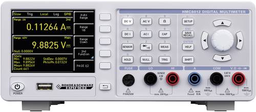 Rohde & Schwarz HMC8012 Ethernet/USB Tisch-Multimeter digital Datenlogger CAT II 600V Anzeige (Count