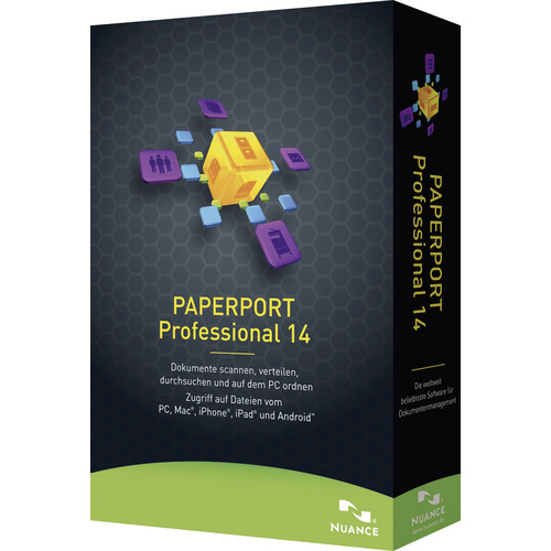 Nuance PaperPort Professional 14, Full Box, Win, CD, DE   Digitalisierungs-Software
