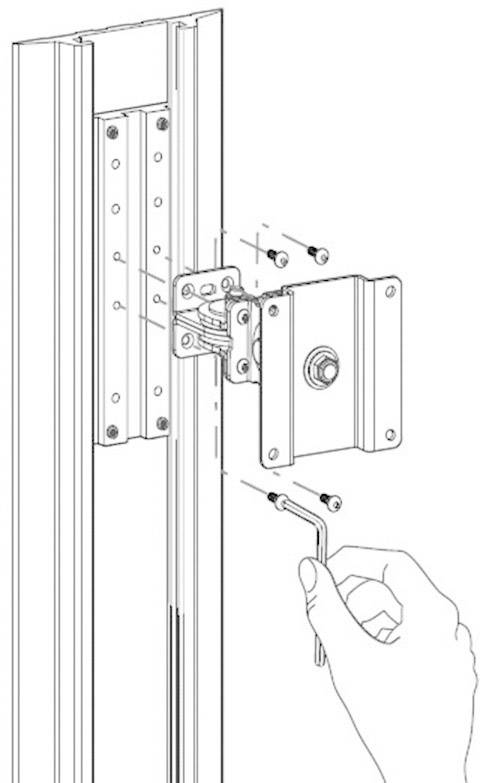 Ergotron Alu-Profilschiene Passend für Serie (Halter): Ergotron ARMS Halterungen Aluminium