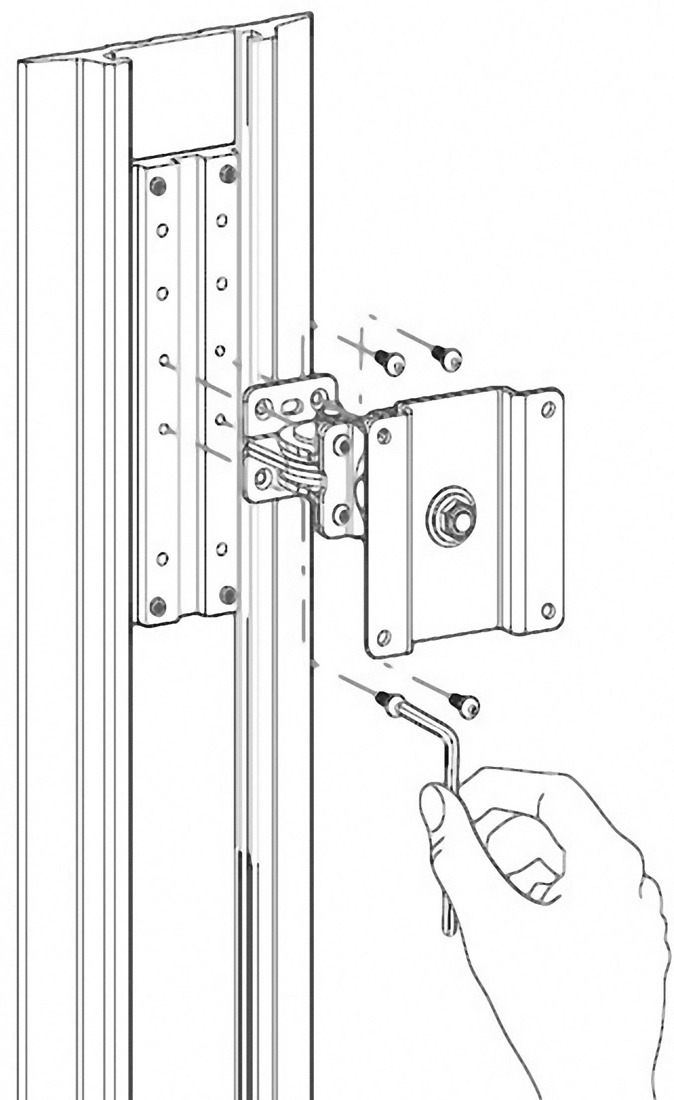 Ergotron Alu-Profilschiene Passend für Serie (Halter): Ergotron ARMS Halterungen Aluminium