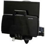 Ergotron Combo Arm Serie 200 1fach Monitor-Wandhalterung 25,4 cm (10") - 61 cm (24") Schwarz Tastaturablage, Neigbar, Schwenkbar, Rotierbar