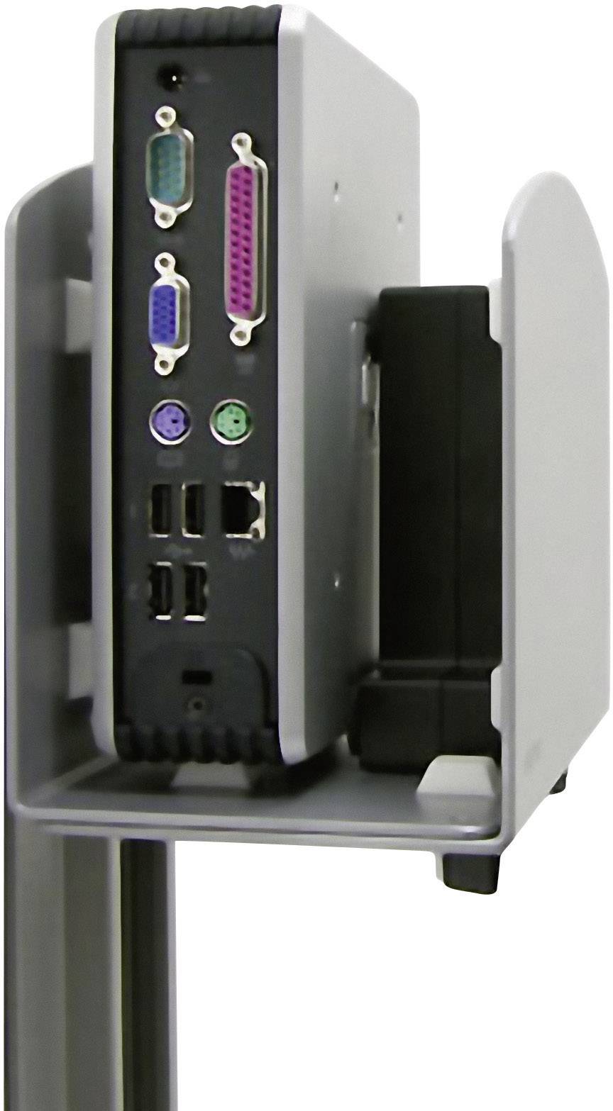 Ergotron PC Halterung Vertikal Vertical Universal CPU Holder 97-468-202 Silber Belastbar bis=18kg