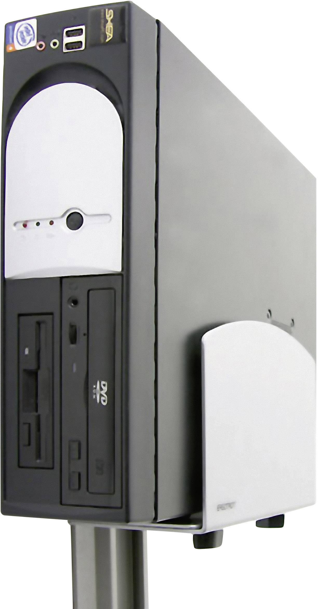 Ergotron PC Halterung Vertikal Vertical Universal CPU Holder 97-468-202 Silber Belastbar bis=18kg