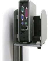 Ergotron PC Halterung Vertikal Vertical Universal CPU Holder 97-468-202 Silber Belastbar bis=18kg