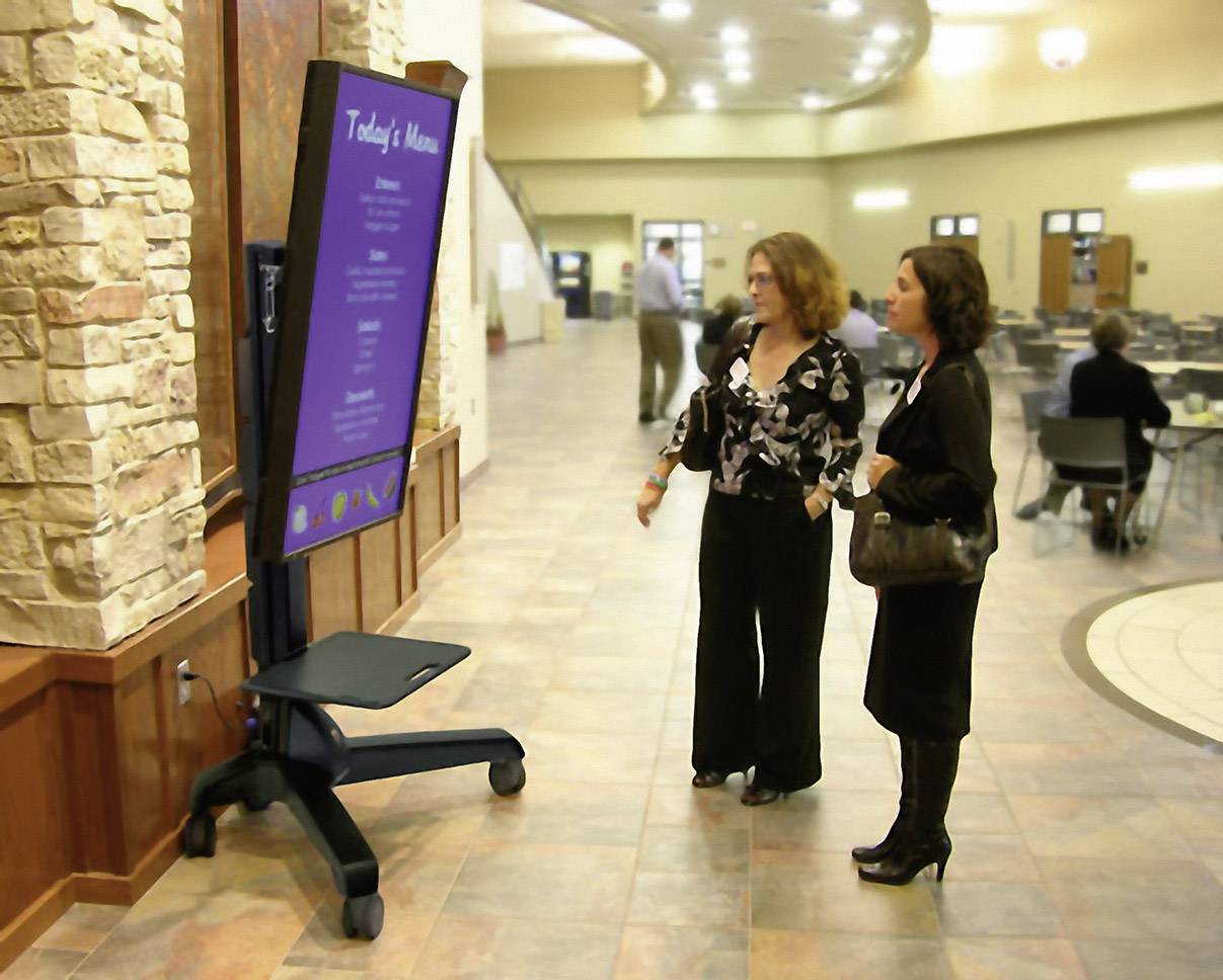 Ergotron 24-192-085 Neo-Flex Mobile MediaCenter UHD TV-Rollwagen 127,0 cm (50") - 165,1 cm (65") Neigbar, Rotierbar, Höhenverstellbar Constant