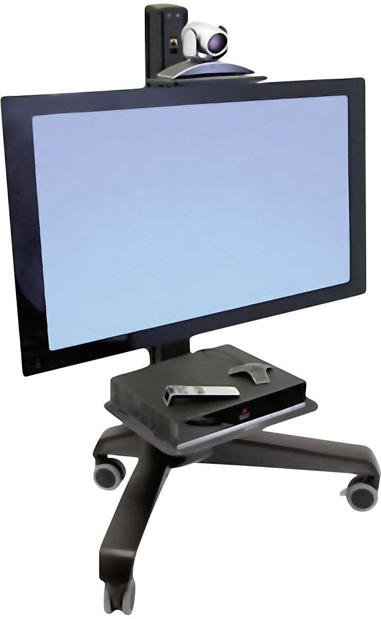 Ergotron 24-192-085 Neo-Flex Mobile MediaCenter UHD TV-Rollwagen Constant Force-Technologie, Höhenverstellbar 127,0 cm (50") - 165,1 cm (65")