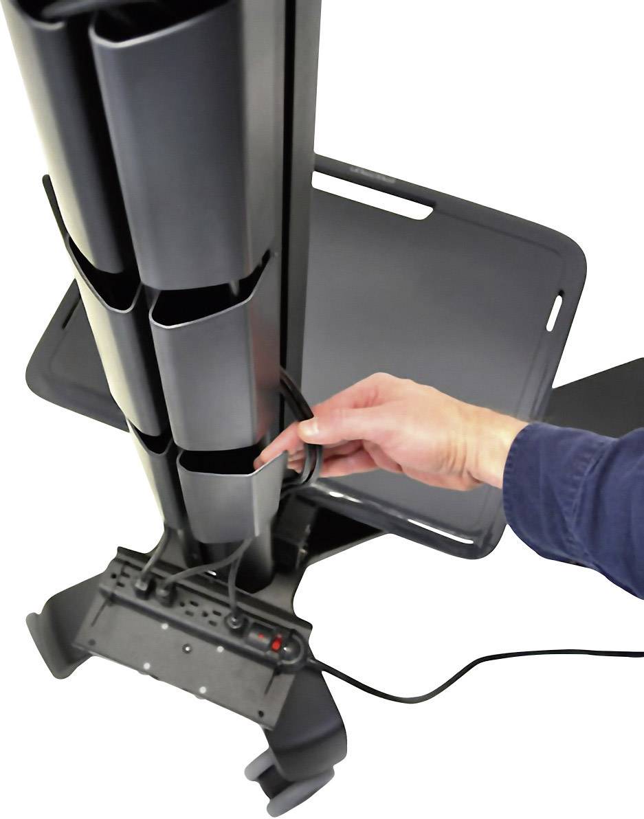 Ergotron 24-192-085 Neo-Flex Mobile MediaCenter UHD TV-Rollwagen 127,0 cm (50") - 165,1 cm (65") Neigbar, Rotierbar, Höhenverstellbar Constant