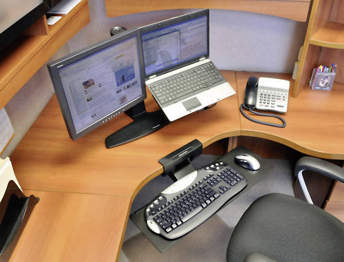 Ergotron Tastatur-Tisch-Halterung Passend für Serie (Halter): Universal Schwarz