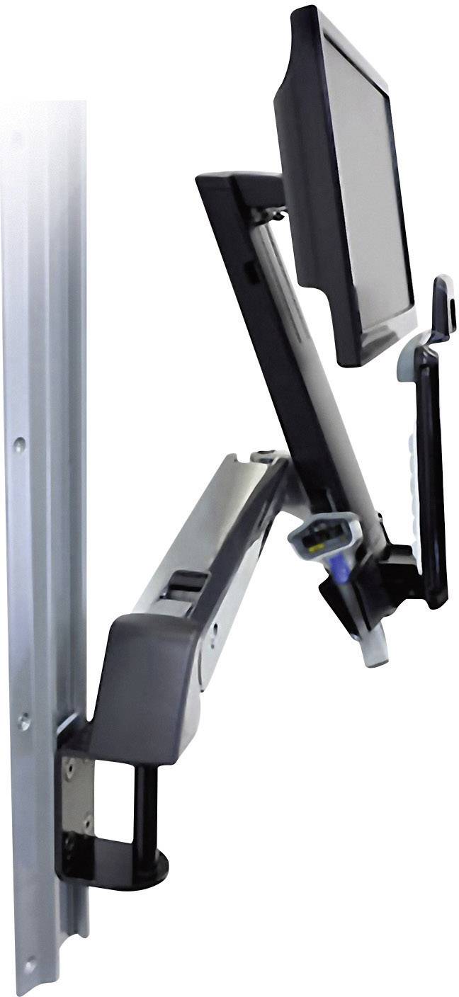 Ergotron StyleView Sit-Stand Combo Arm Monitor-Wandhalterung 1 Display(s) 25,4 cm (10") - 61 cm (24") Schwarz Tastaturablage, Neigbar, Schwenkbar