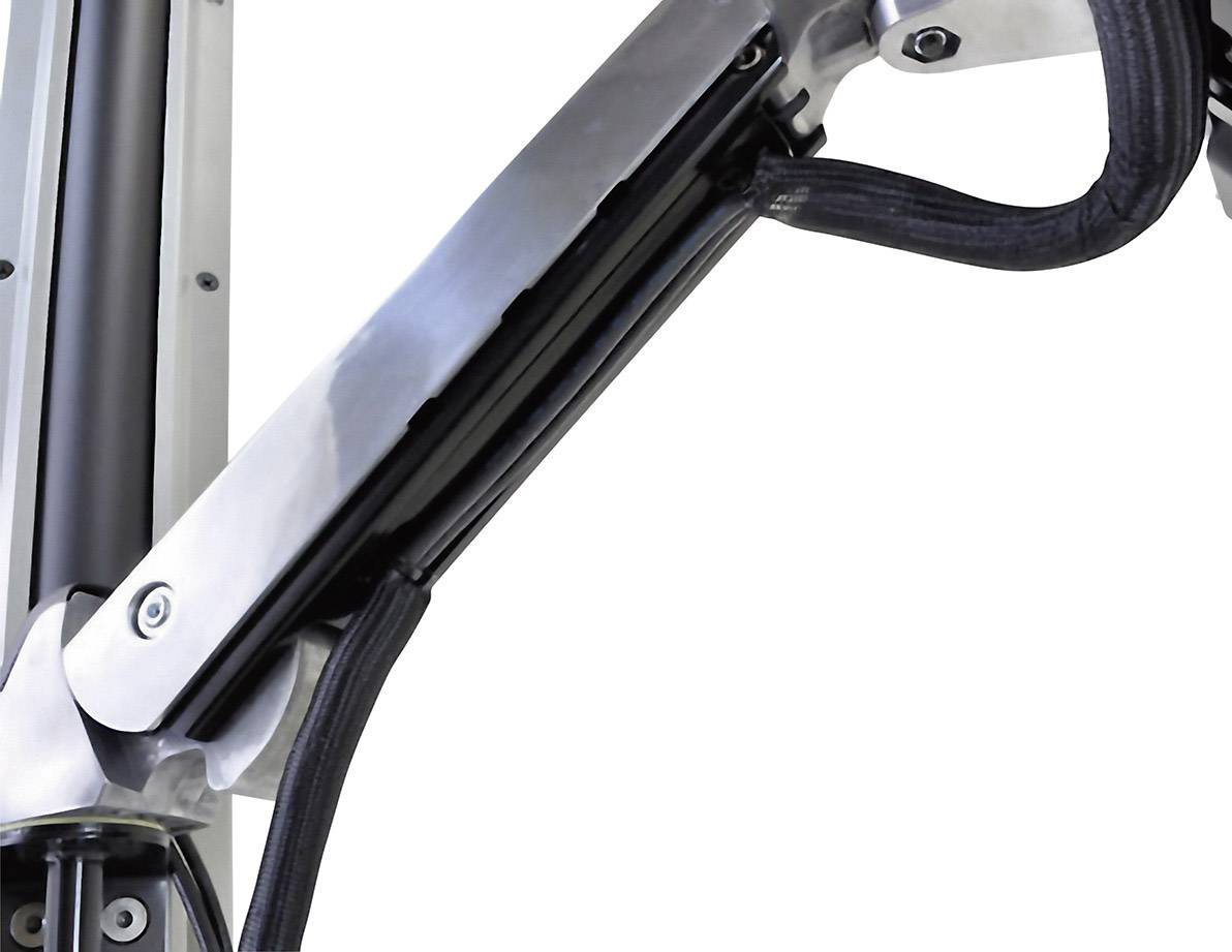 Ergotron StyleView Sit-Stand Combo Arm 1fach Monitor-Wandhalterung 25,4 cm (10") - 61 cm (24") Schwarz Tastaturablage, Neigbar, Schwenkbar