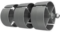 Dataflex 34.202 Kabelschlauch 65 mm (max) Silber 1 St.