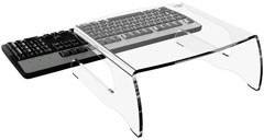 Dataflex FH 550 Monitor-Erhöhung Höhen-Bereich: 110 mm (max) Transparent