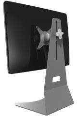 Dataflex Monitor-Standfuß ViewMate Style Monitorstand 502 1 Display(s) 25,4 cm (10") - 61 cm (24") Silber Höhenverstellbar, Neigbar, Schwenkbar, Rot