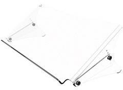 Dataflex 49.400 Dokumentenhalter Acrylglas matt (B x H x T) 536 x 206 x 270 mm DIN A3 quer