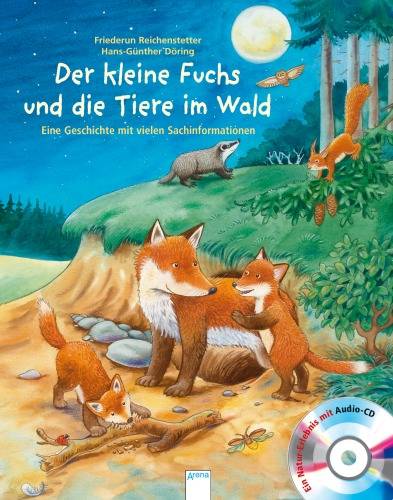 Der kleine Fuchs und die Tiere im Wald