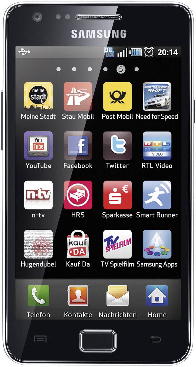 Samsung i9100   10.8 cm (4.27 Zoll) Schwarz Android™ 2.3
