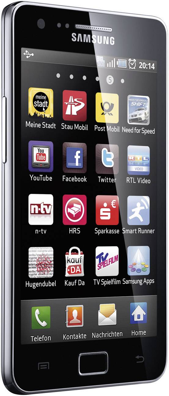 Samsung i9100   10.8 cm (4.27 Zoll) Schwarz Android™ 2.3