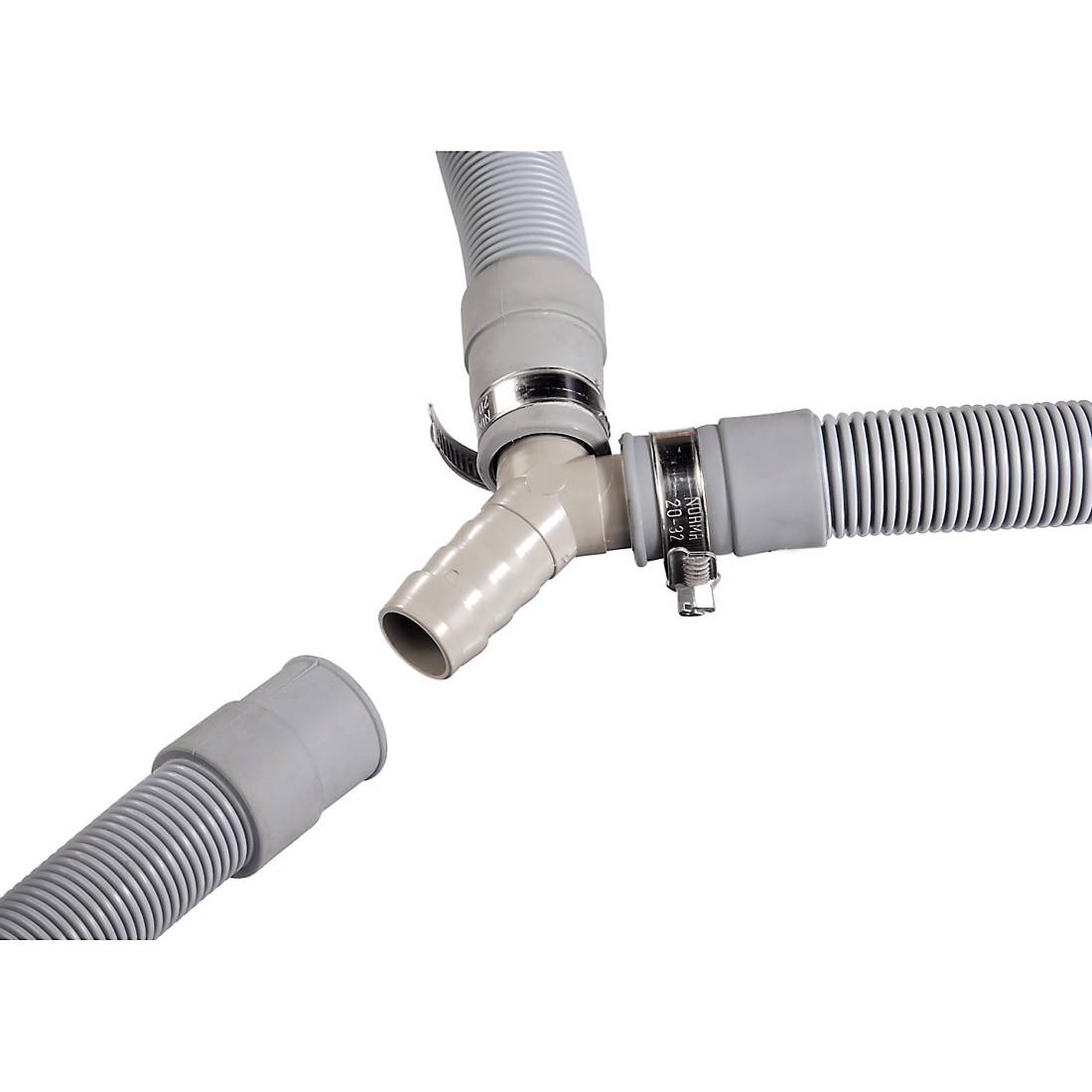 Xavax Y-Verteiler Wasser Ablaufschlauch Verbindung Y-Stück 1 St.