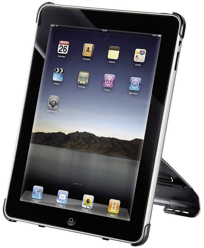 Cover mit Standfunktion für Apple iPad, Schwarz