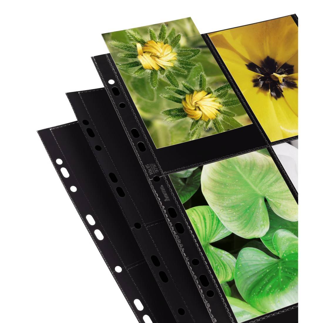 Hama 00009797 Fotohüllen Hochformat Schwarz 10 x 15 cm