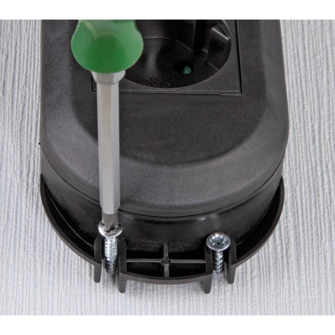 Hama 00047886 Steckdosenleiste mit Schalter 6fach Schwarz, Rot Schutzkontakt 1 St.