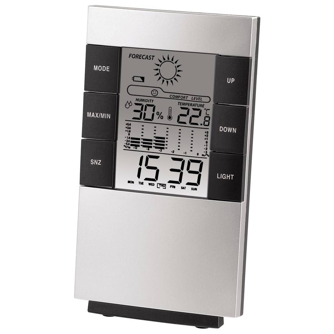 Hama TH-200 Thermo-/Hygrometer Schwarz, Silber