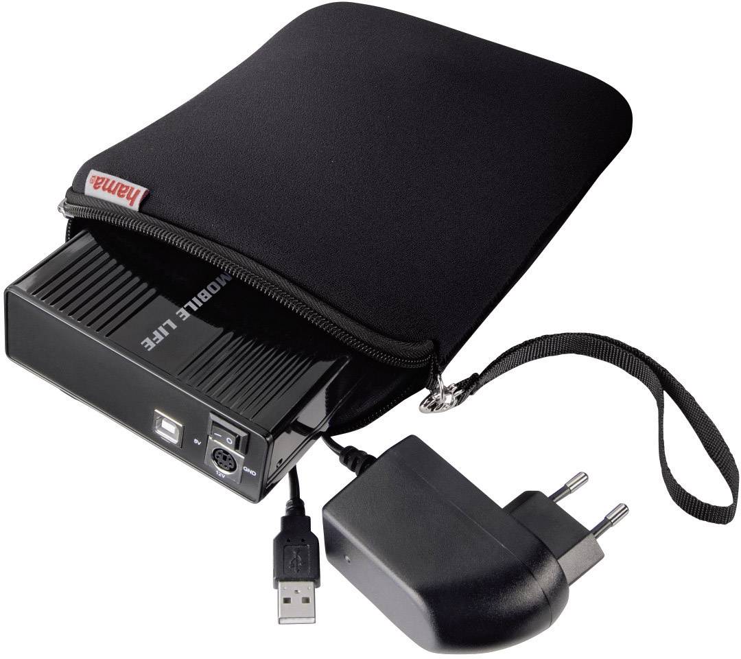 Hama 00095510 HDD Cover Festplatten-Tasche 8.9 cm (3.5 Zoll) Schwarz