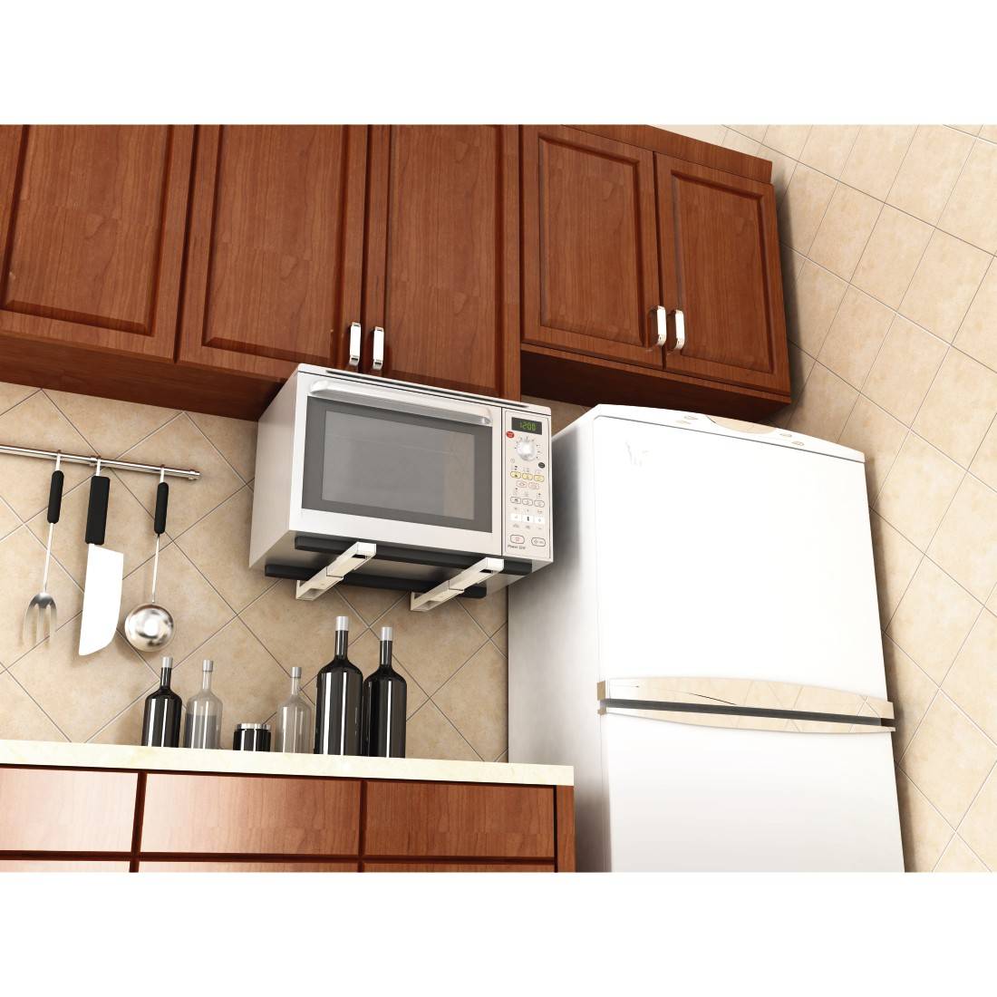 Xavax 00110930 110930 Mikrowellenhalterung Weiß