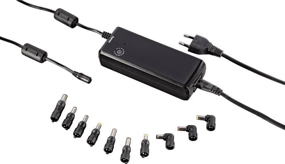 Hama 54100 Notebook-Netzteil 90 W 12 V/DC, 14 V/DC, 15 V/DC, 16 V/DC, 18 V/DC, 19 V/DC, 20 V/DC, 22 V/DC 6 A