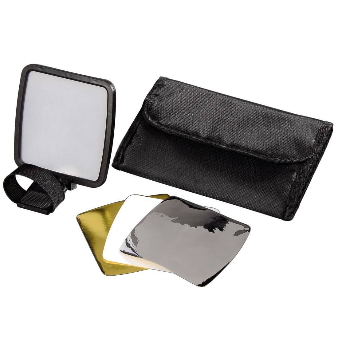 Blitzreflektor Vario mit 4 Wechselfarbfolien