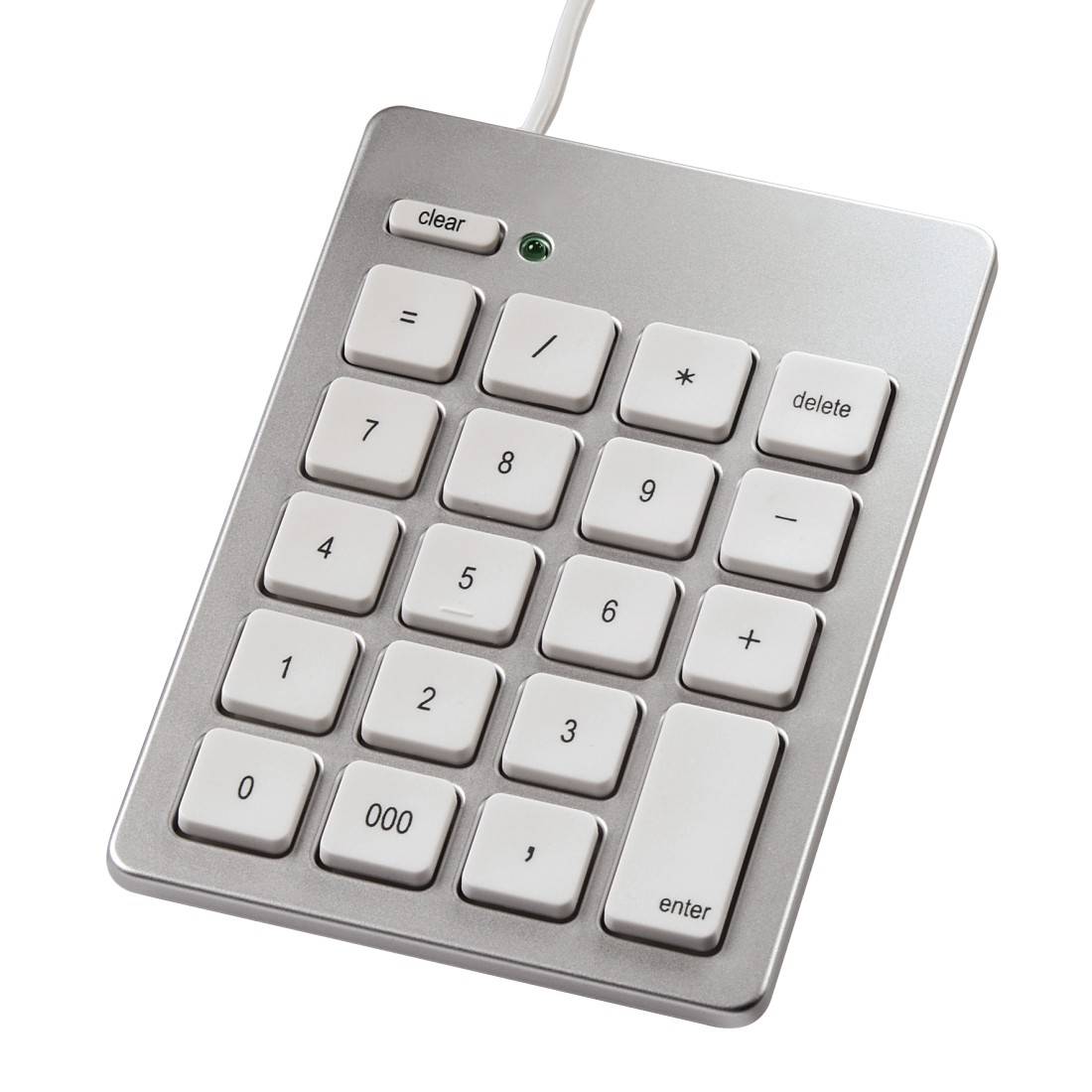 Hama Keypad USB Nummernblock  Silber
