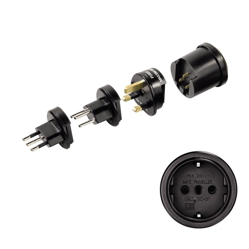 Hama 00047763 Reiseadapter  Europa Hama 00047763 Reiseadapter  Europa