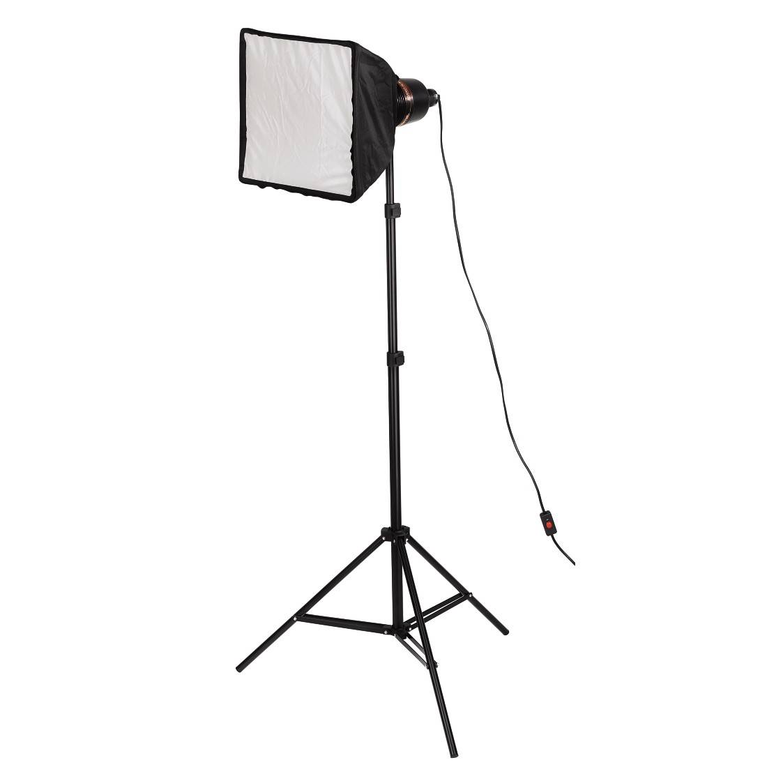 Hama LS-L200 Dreibeinstativ 1/4 Zoll Arbeitshöhe=75 - 200cm Schwarz