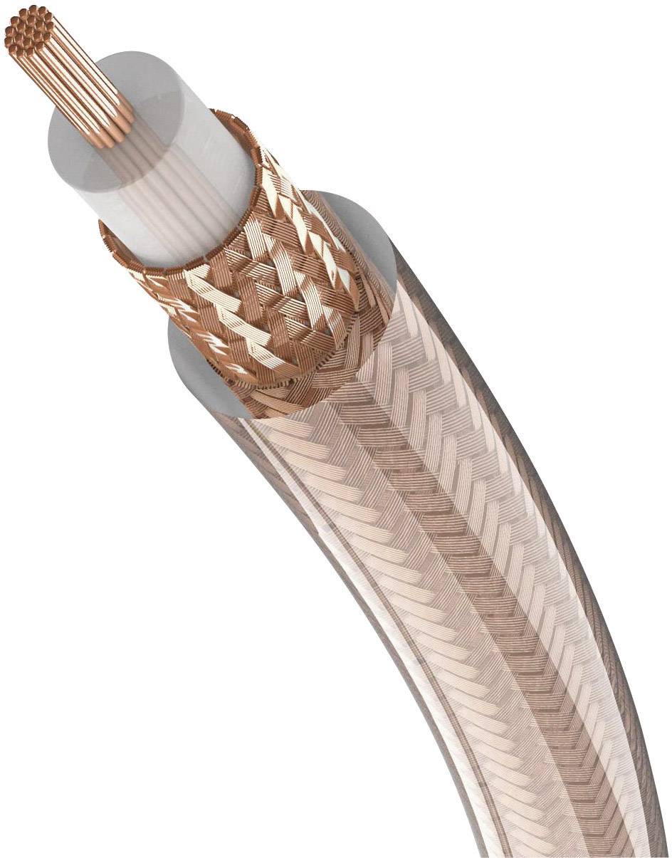 Inakustik 0030825 Cinch Audio Anschlusskabel [2x Cinch-Stecker - 1x Cinch-Stecker] 5.00 m Transparent vergoldete Steckkontakte