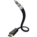 Inakustik HDMI Anschlusskabel HDMI-A Stecker, HDMI-A Stecker 0.75m Schwarz 00324507 Audio Return Channel, vergoldete