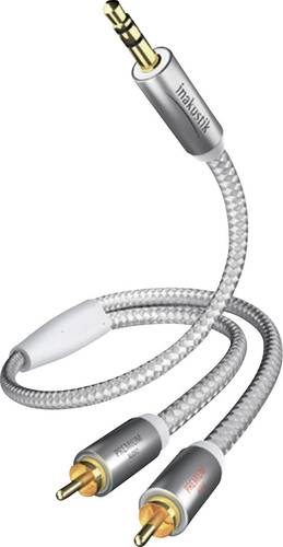 Cinch / Klinke Audio Anschlusskabel [2x Cinch-Stecker - 1x Klinkenstecker 3.5 mm] 3.00m We