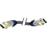 Inakustik HDMI Anschlusskabel HDMI-A Stecker, HDMI-A Stecker 3.00 m Silber-Blau 0042303 Audio Return Channel, vergoldete Steckkontakte, gesleeved Inakustik HDMI Anschlusskabel HDMI-A Stecker, HDMI-A Stecker 3.00 m Silber-Blau 0042303 Audio Return Channel, vergoldete Steckkontakte, gesleeved