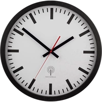 EUROTIME 56862 Funk Wanduhr 40cm Schwarz EUROTIME 56862 Funk Wanduhr 40cm Schwarz