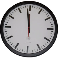 EUROTIME 56862 Funk Wanduhr 40cm Schwarz EUROTIME 56862 Funk Wanduhr 40cm Schwarz
