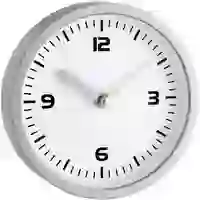 TFA Dostmann 60.3012 Quarz Wanduhr 160mm x 45mm Silber Badezimmer-/Feuchtraum geeignet TFA Dostmann 60.3012 Quarz Wanduhr 160mm x 45mm Silber Badezimmer-/Feuchtraum geeignet