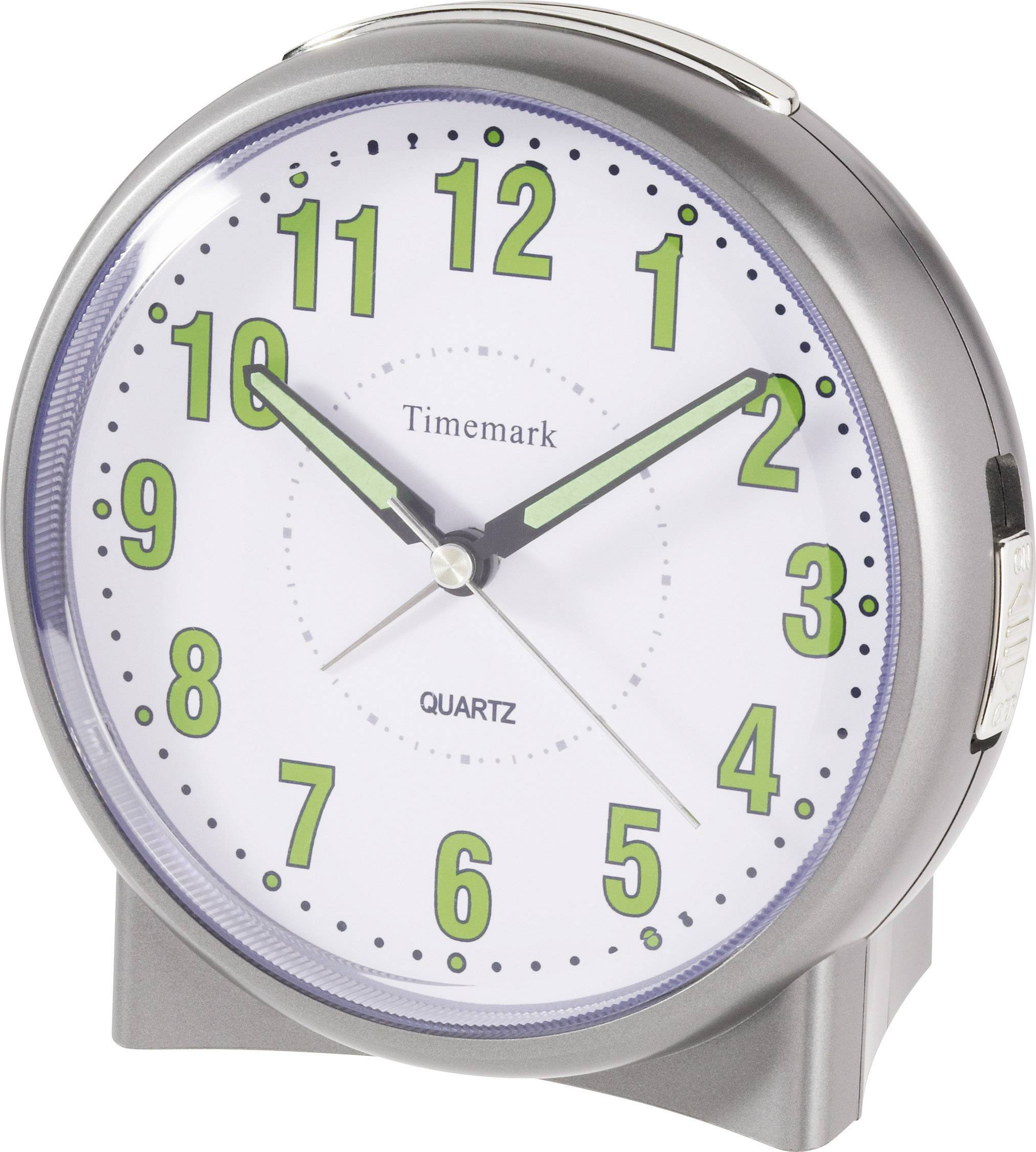 Eurochron S139C2 Quarz Wecker Silber