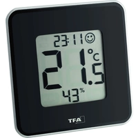 TFA Dostmann Style Thermo-/Hygrometer Schwarz 30.5021.01 TFA Dostmann Style Thermo-/Hygrometer Schwarz 30.5021.01