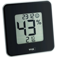 TFA Dostmann Style Thermo-/Hygrometer Schwarz 30.5021.01 TFA Dostmann Style Thermo-/Hygrometer Schwarz 30.5021.01