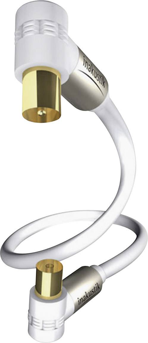 Inakustik Antennen Anschlusskabel [1x Antennenstecker 75 Ω - 1x Antennenbuchse 75 Ω] 1.50 m 100 d
