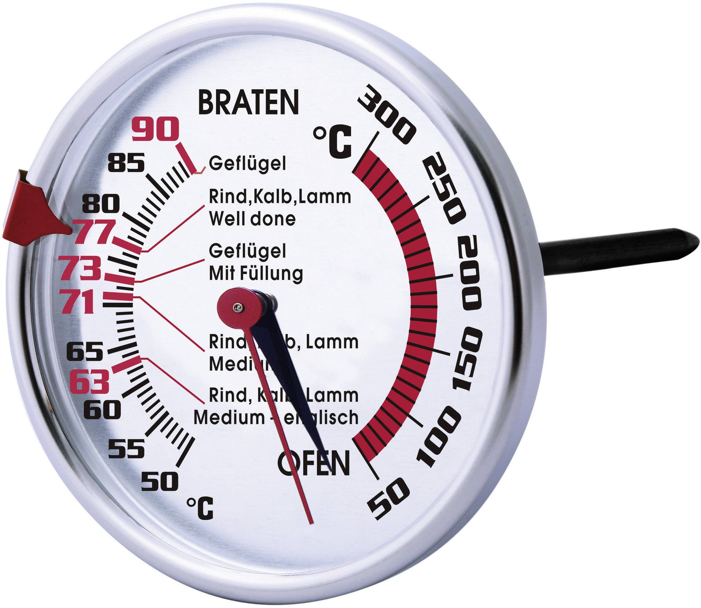 Sunartis T409A Grill-Thermometer Rind, Geflügel, Lamm, Kalb