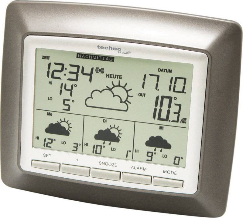Techno Line WD 4008 WD 4008 Satelliten Wetterstation Vorhersage für 4 Tage