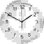 TFA Dostmann 98.1091.02 radiopiloté(e) Horloge murale 25 cm x 4 cm aluminium (mat)