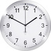 TFA Dostmann 98.1091.02 radiopiloté(e) Horloge murale 25 cm x 4 cm aluminium (mat)