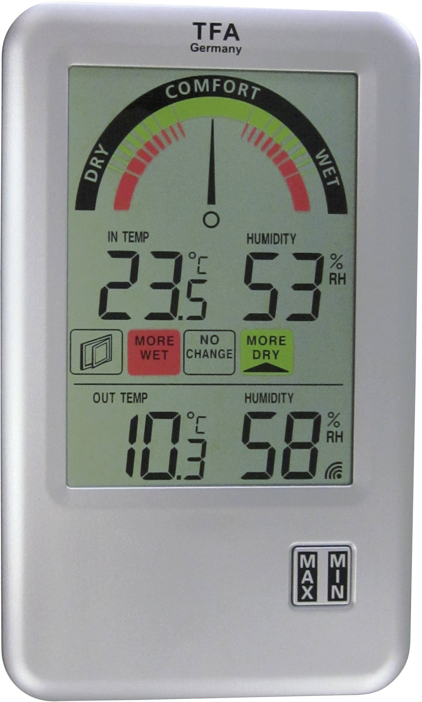 TFA Dostmann 30.3045.IT Funk-Thermo-/Hygrometer 30.3045.IT
