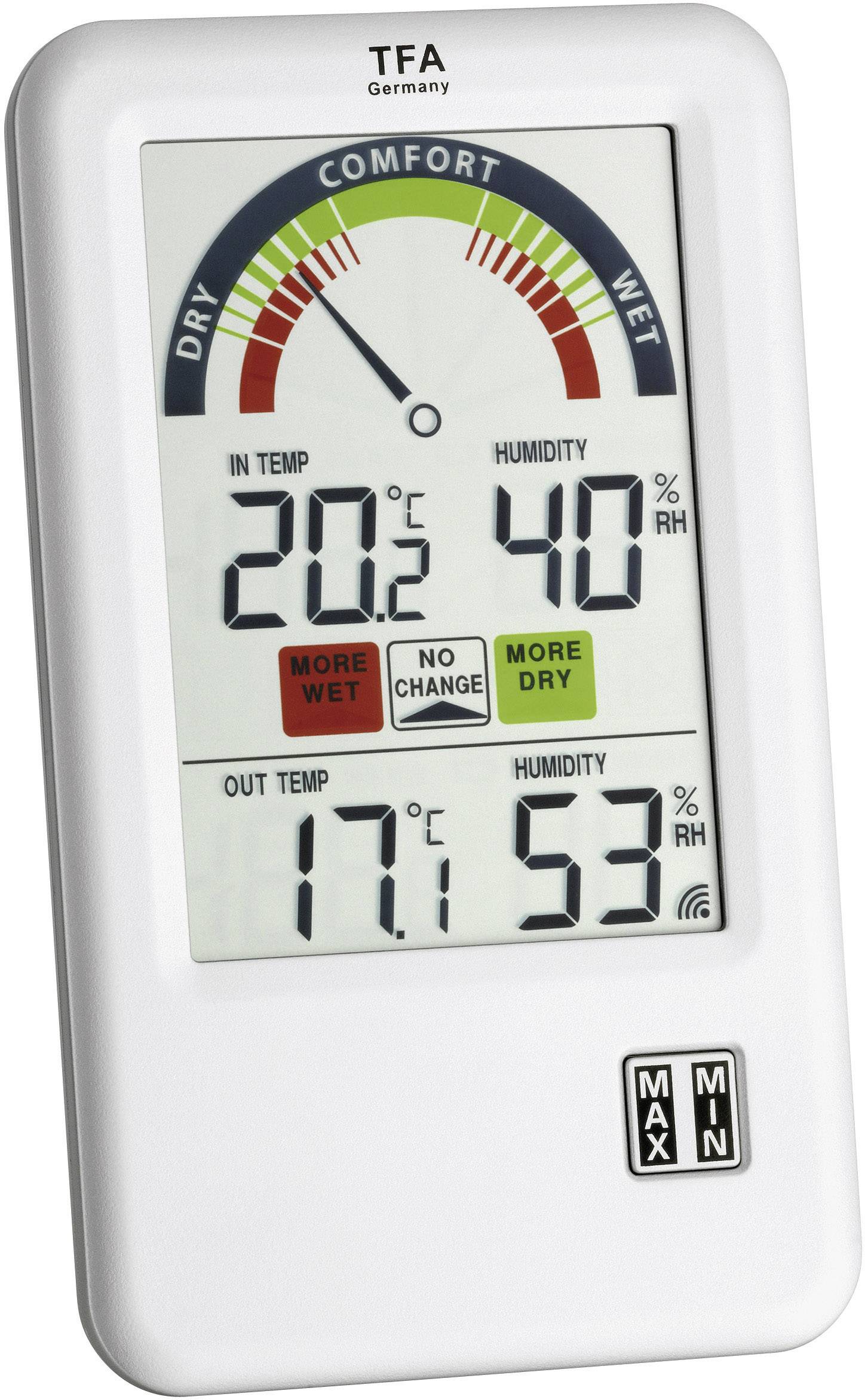 TFA Dostmann 30.3045.IT Funk-Thermo-/Hygrometer 30.3045.IT